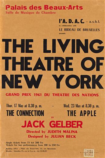 VARIOUS ARTISTS The Living Theatre / The Connection / Jack Gelber.